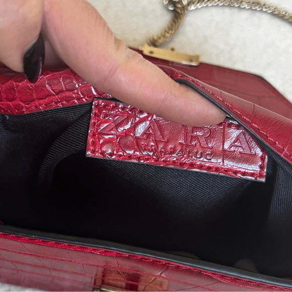 Zara red crossbody bag - Picture 4 of 8